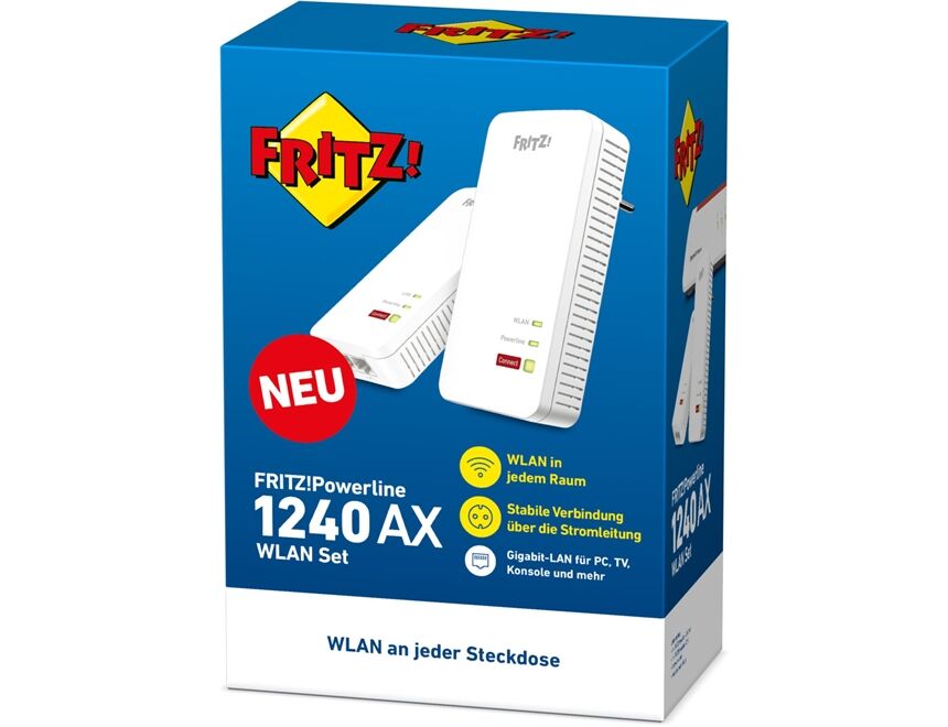 AVM FRITZ!Powerline 1240 AX WLAN Set