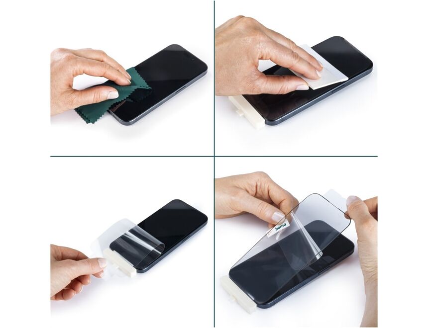 Hama Schutzglas Super Hybrid