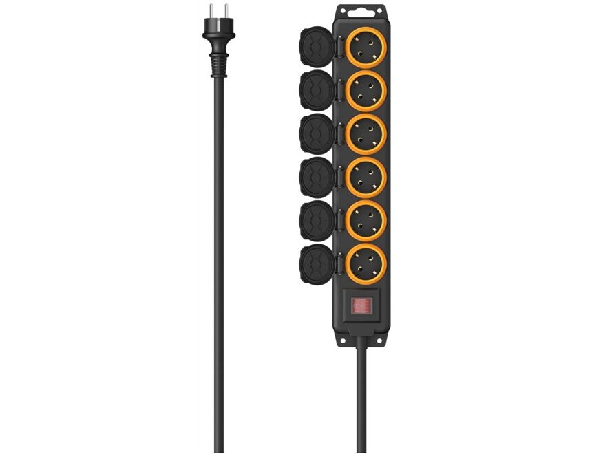 Hama Steckdosenleiste 6-fach (2m)