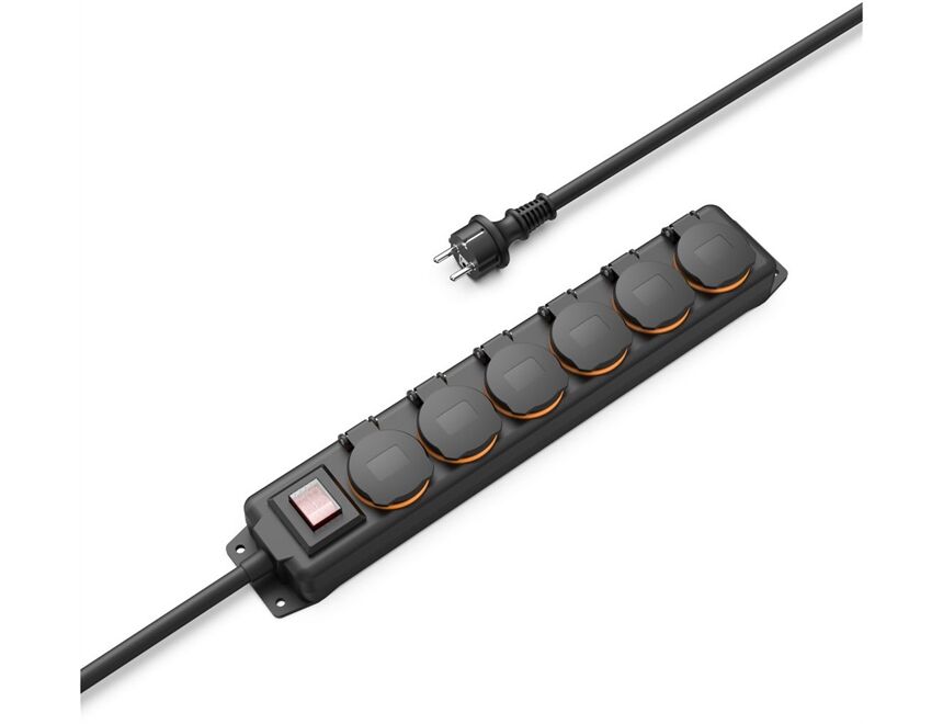 Hama Steckdosenleiste 6-fach (2m)