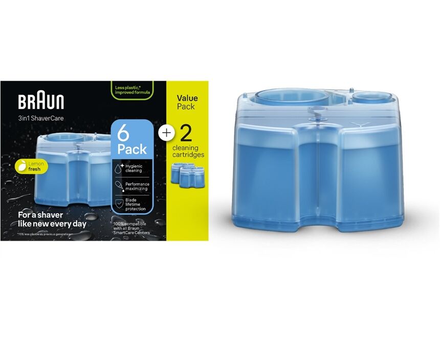 Braun Nachfüllkartuschen (6+2-Pack)