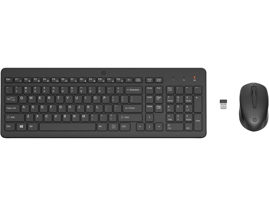 HP Tastatur-Maus-Set 330 kabellos schwarz