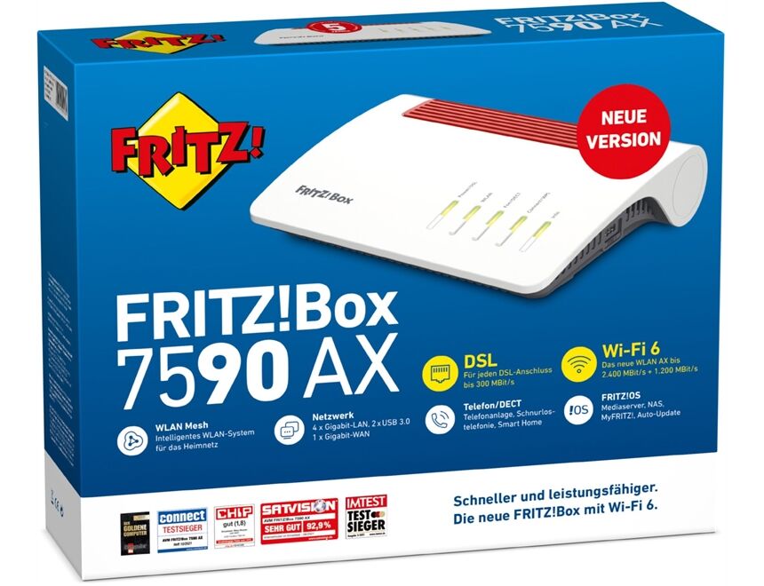 AVM FRITZ!Box 7590 AX V2 (ohne ISDN)