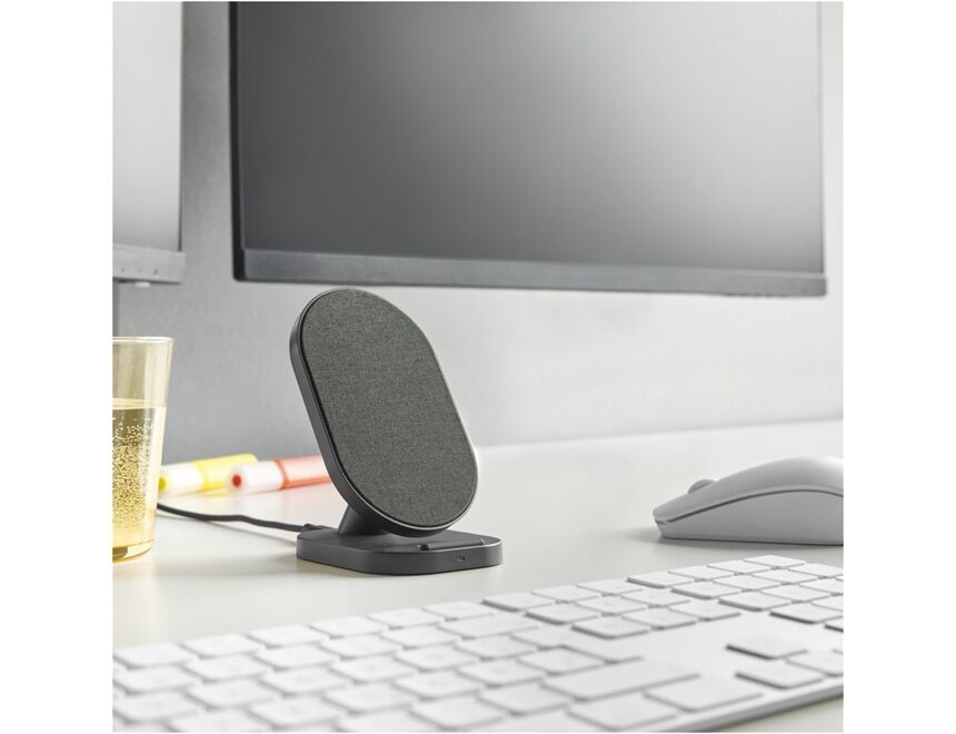 Hama 201685 Wireless Charger QI-FC10S-Fabric