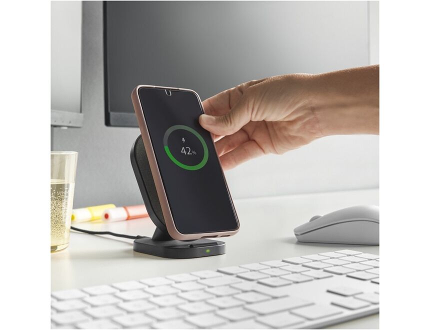 Hama 201685 Wireless Charger QI-FC10S-Fabric