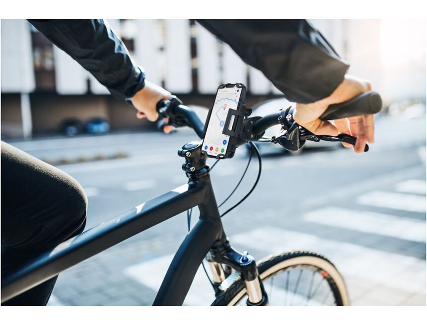 Hama 201514 Fahrrad-Handyhalterung Strong