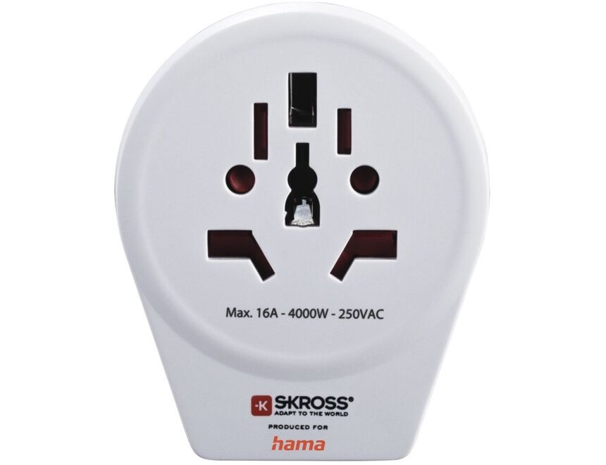 Hama 223475 Reiseadapter USB (Welt>Europa)