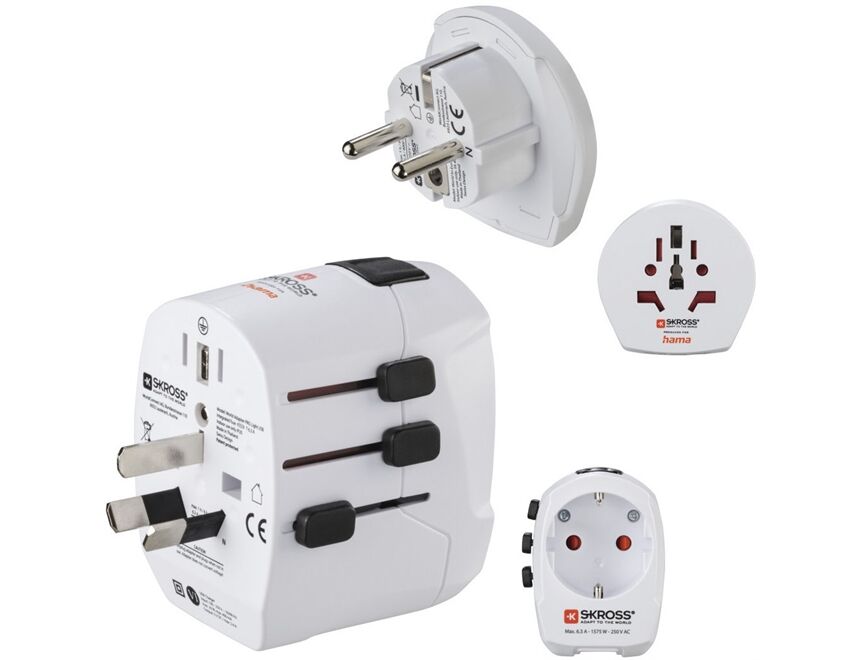 Hama 223474 Weltreiseadapter Set World Travel