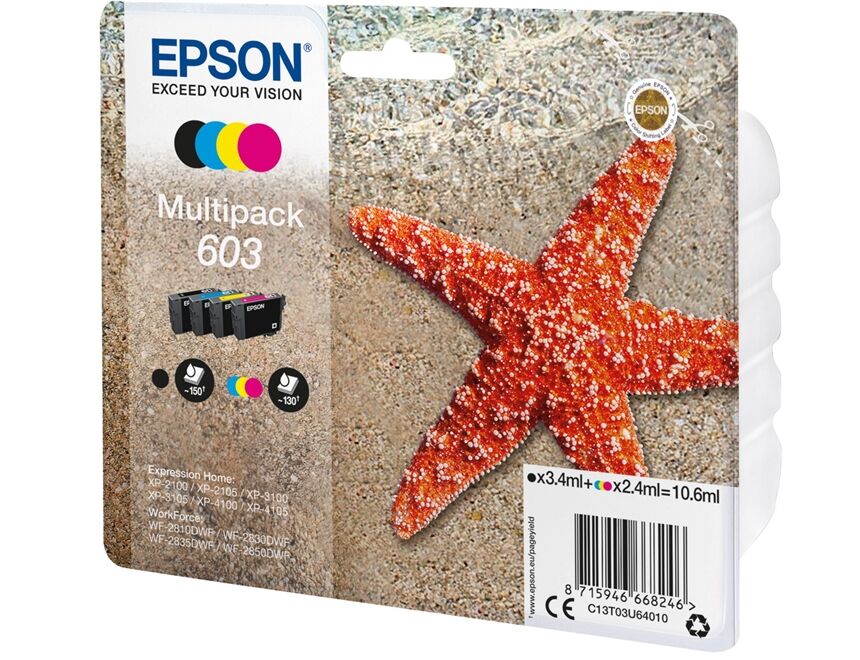 Epson 603 C13T03U64010 Multipack Seestern