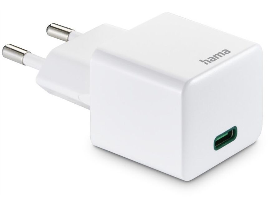 Hama 201650 Mini-Schnellladegerät USB-C (20W)