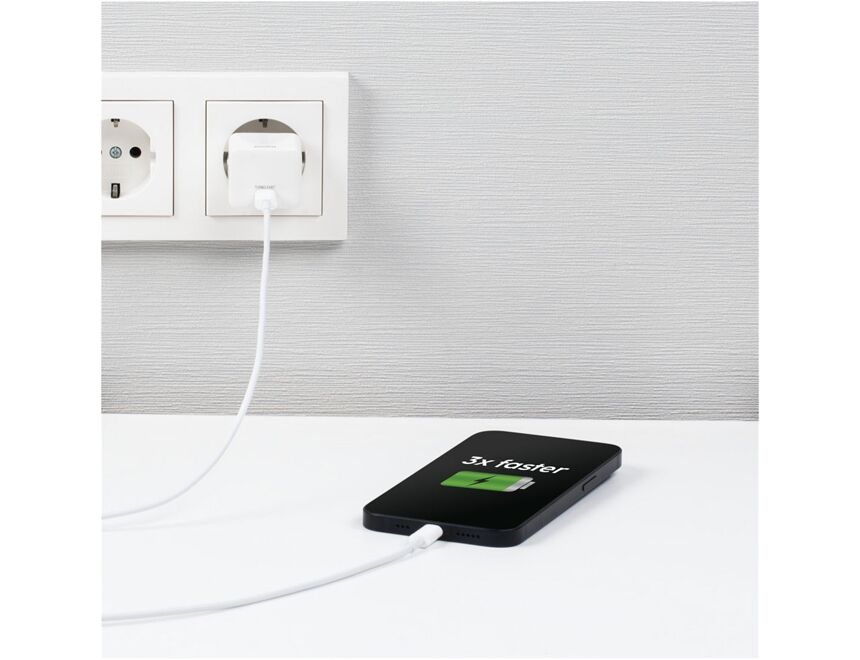 Hama 201650 Mini-Schnellladegerät USB-C (20W)