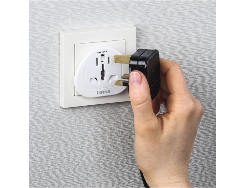 Hama 223455 Reiseadapter (Welt>Europa)