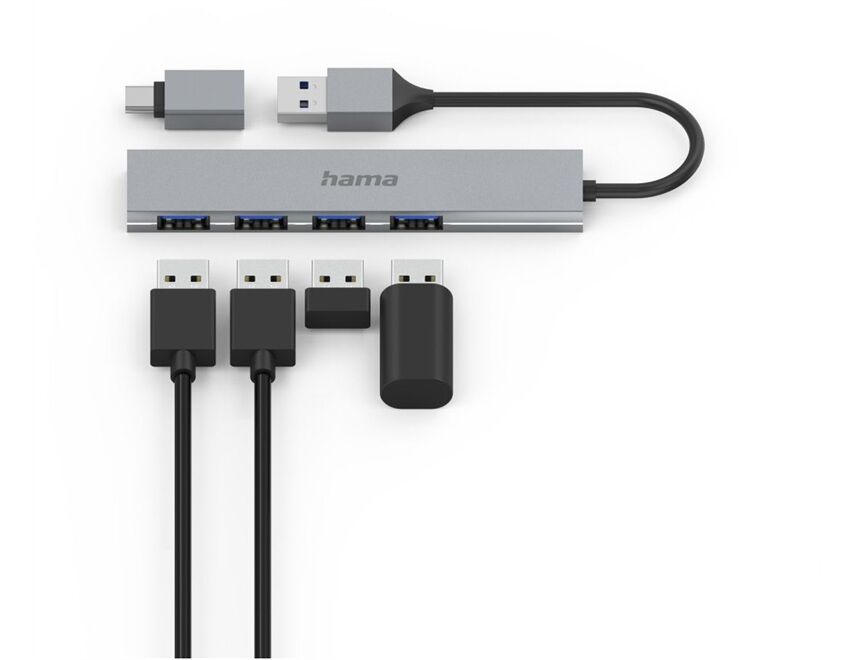 Hama 200141 USB-Hub 4 Ports USB 3.2 Gen1