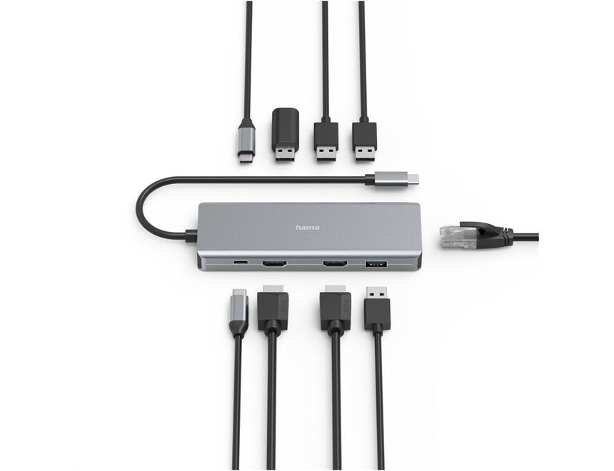 Hama USB-C-Hub 9 Ports