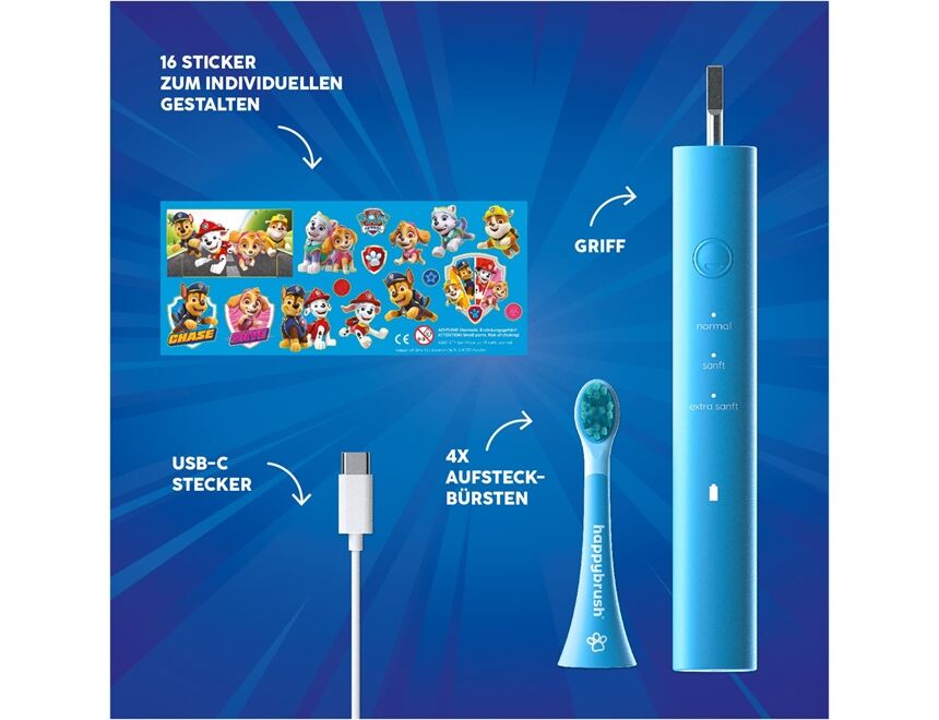 happybrush ECO VIBE KIDS Paw Patrol +3 Refills