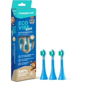 happybrush ECO VIBE KIDS Aufsteckbürsten