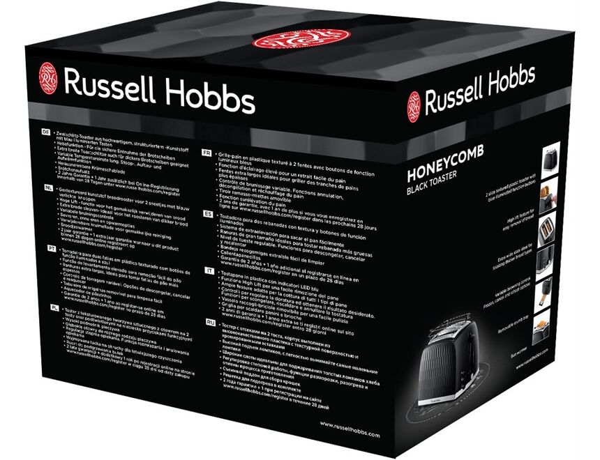 Russell Hobbs Honeycomb 2Schlitz Toaster