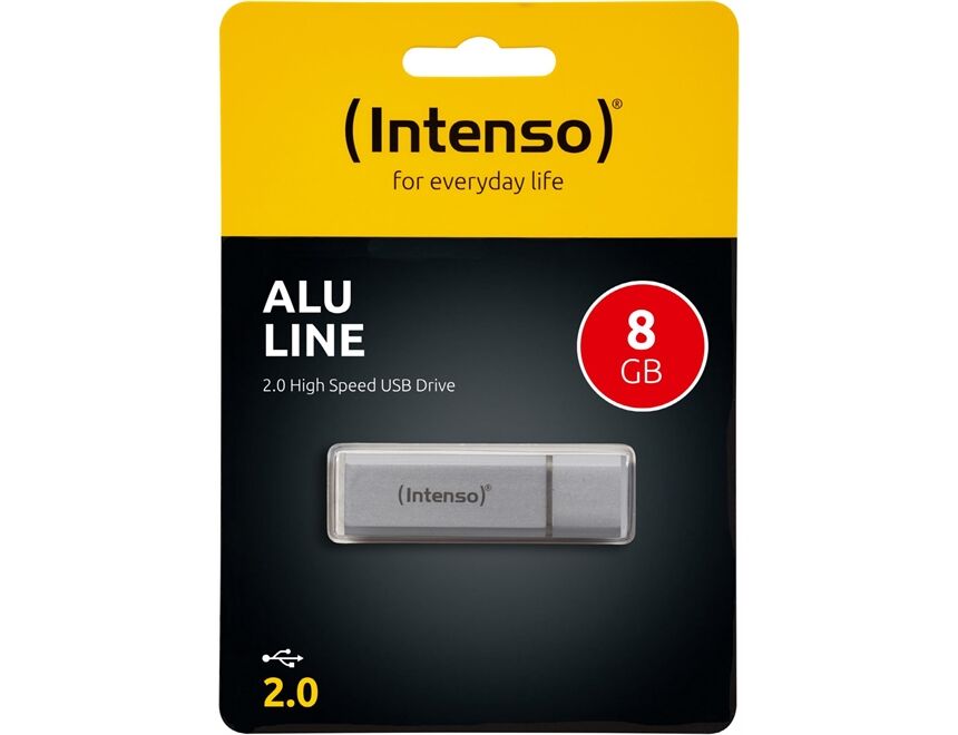 Intenso Alu Line USB-Stick 2.0 (8GB) silber