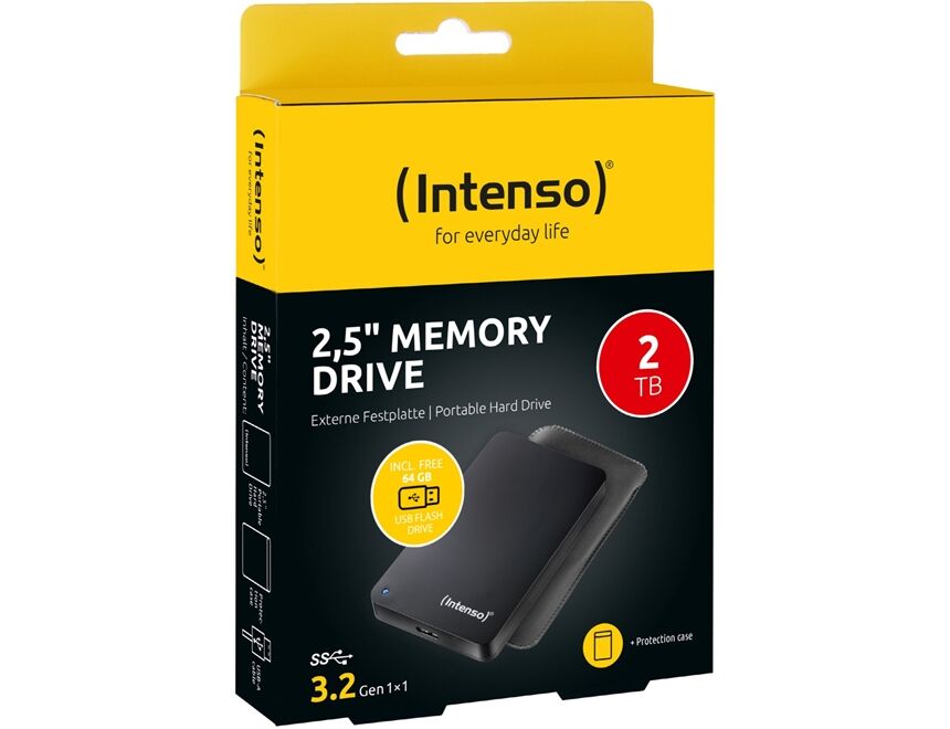 Intenso Memory Drive 2,5" Bonuspack (2TB) + USB Stick 64GB