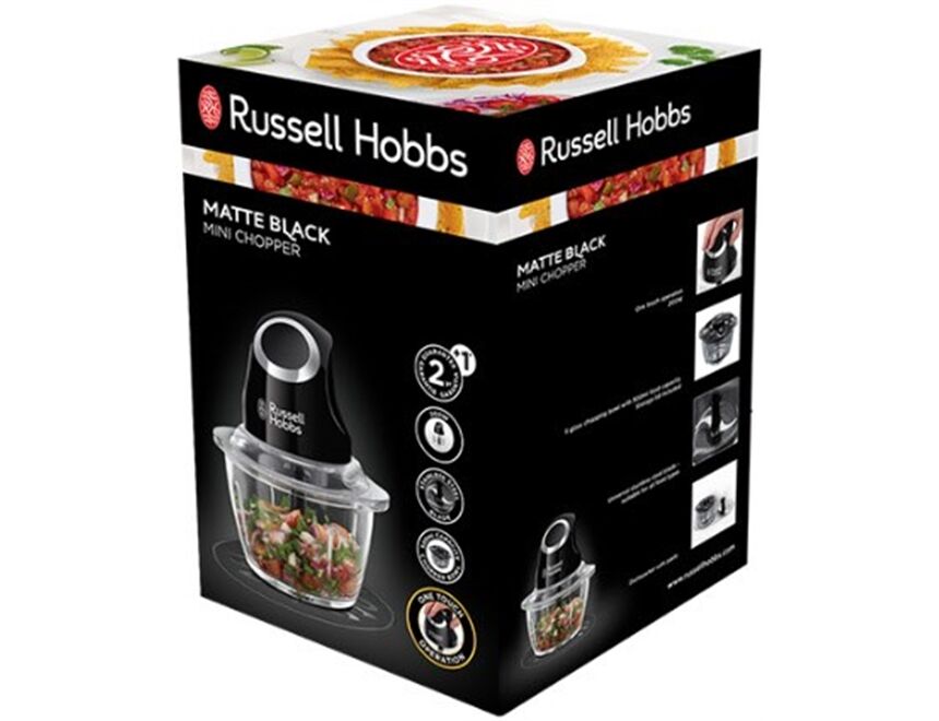 Russell Hobbs Matte Black Mini Chopper