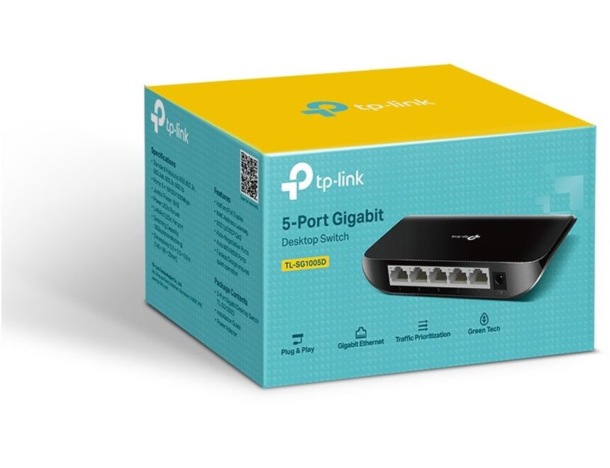TP-Link TL-SG1005D 5-Port Desktop