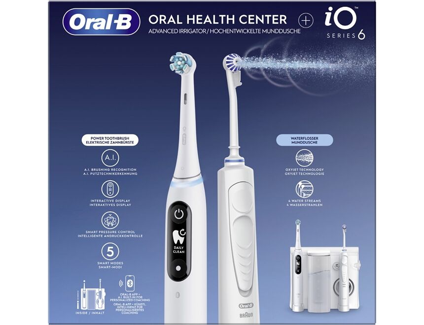 Oral-B Center OxyJet Munddusche + iO6
