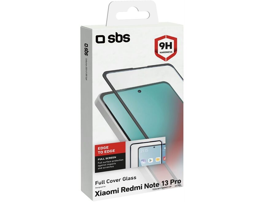 SBS Full Cover Glass für Xiaomi Redmi Note 13