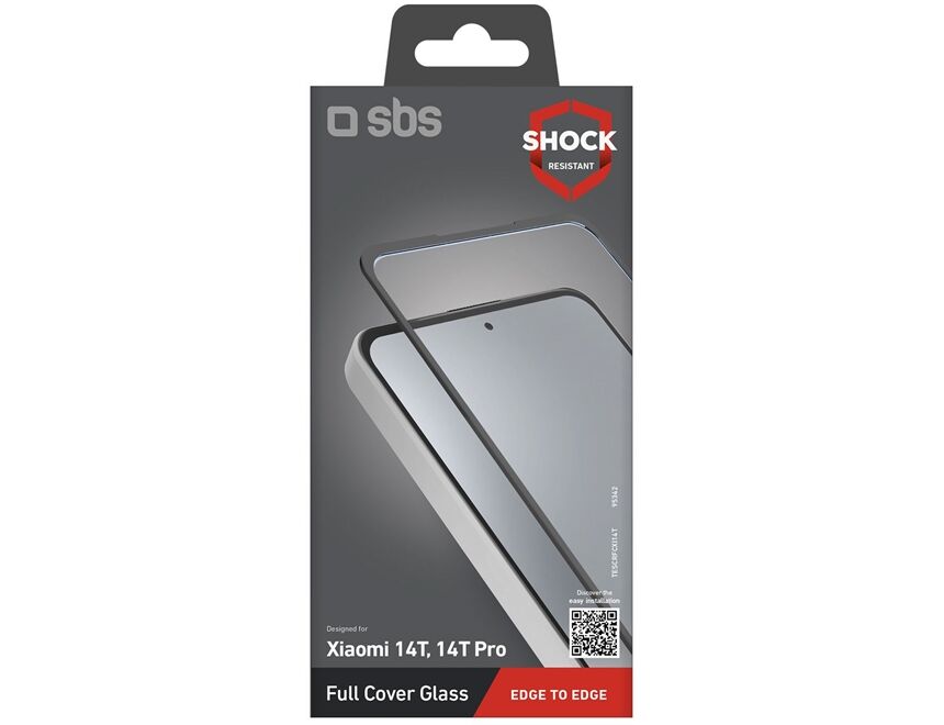 SBS Full Cover Glass für Xiaomi 14T/14T Pro