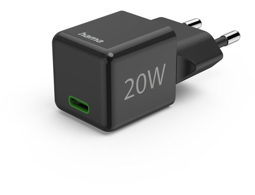 Hama 201984 Super-Mini-Schnellladegerät (20W)