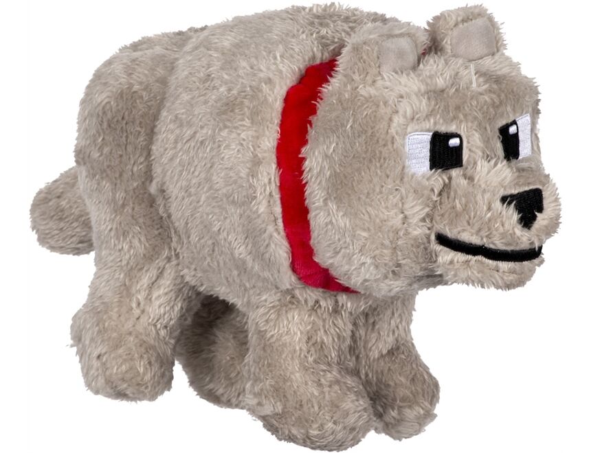 MATTEL 70131 Minecraft Wolf Plüsch (20cm)