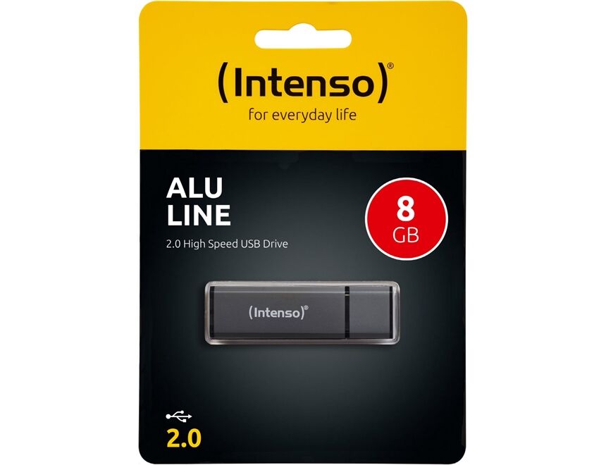 Intenso Alu Line USB-Stick 2.0 (8GB) anthrazit