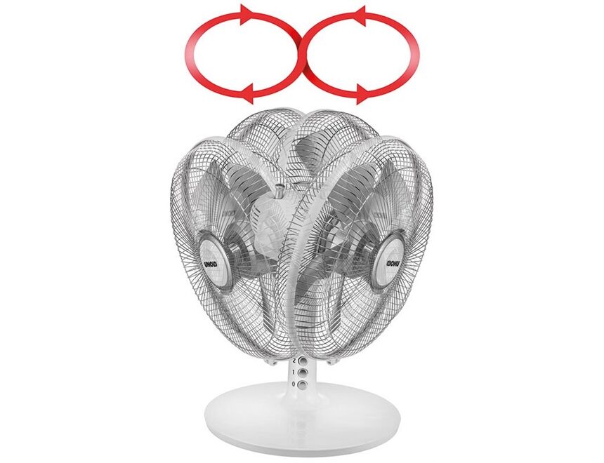 UNOLD 86810 Tischventilator Silverline