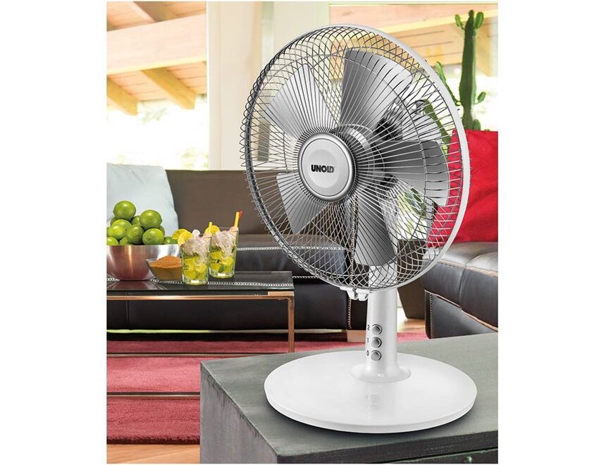 UNOLD 86810 Tischventilator Silverline