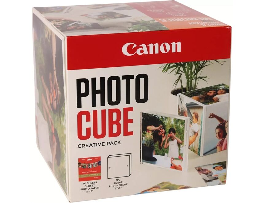 Canon PP-201 5x5 PHOTO CUBE WHITE ORANGE