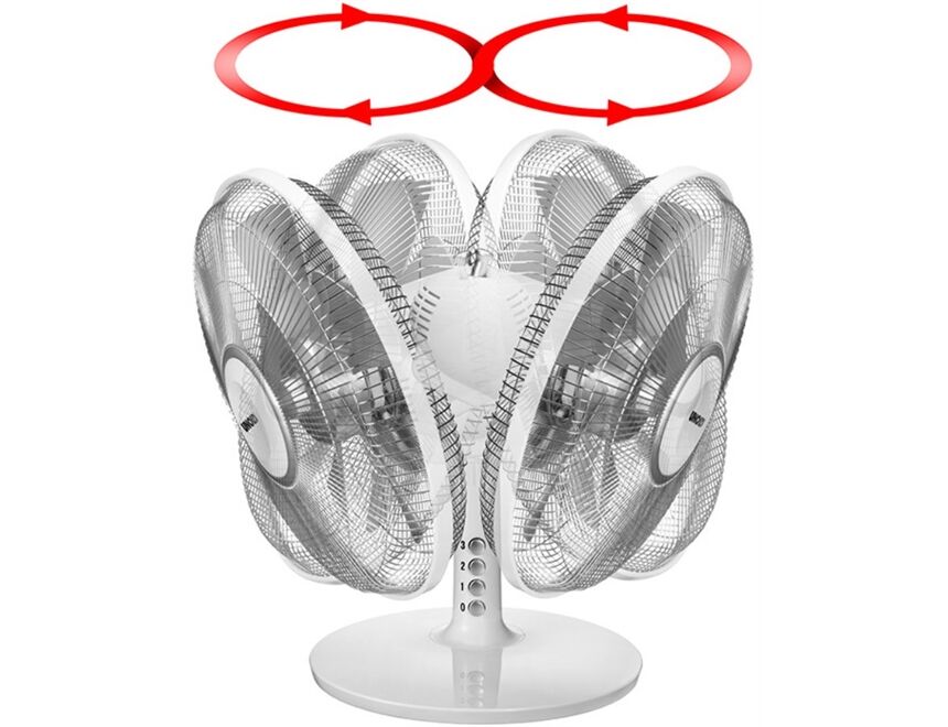 UNOLD 86815 Tischventilator Silverline