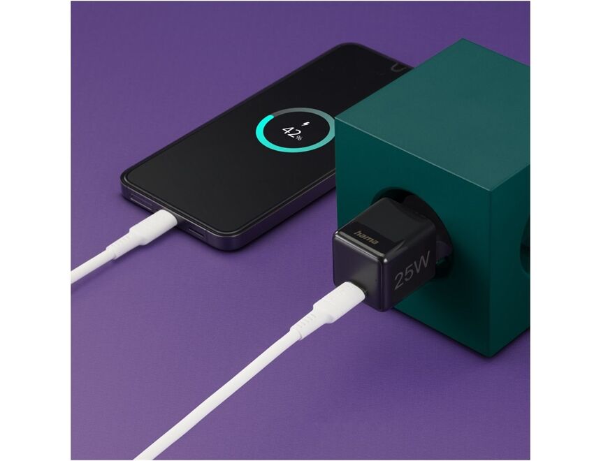 Hama 201985 Schnellladegerät USB-C (25W)