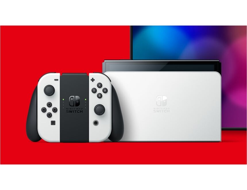 Nintendo Switch Konsole OLED Weiß