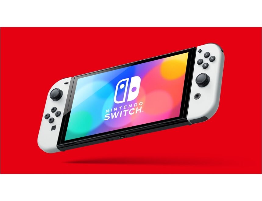 Nintendo Switch Konsole OLED Weiß