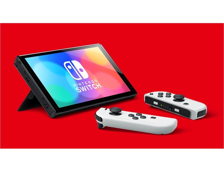 Nintendo Switch Konsole OLED Weiß