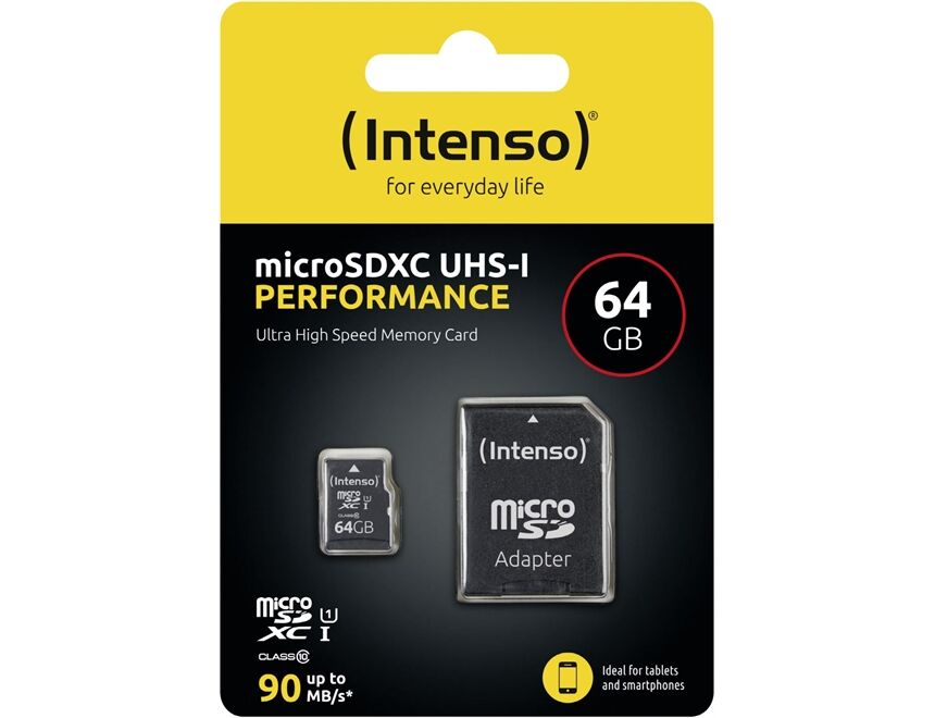 Intenso microSDXC Performance UHS-I (64GB)