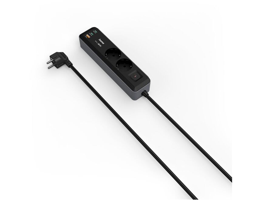 Hama Steckdosenleiste 2-fach (1,4m)