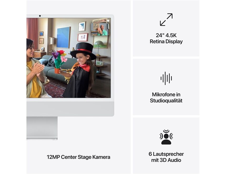 Apple iMac 24" Retina 4.5K (MWUC3D/A) M4 16GB 256GB SSD