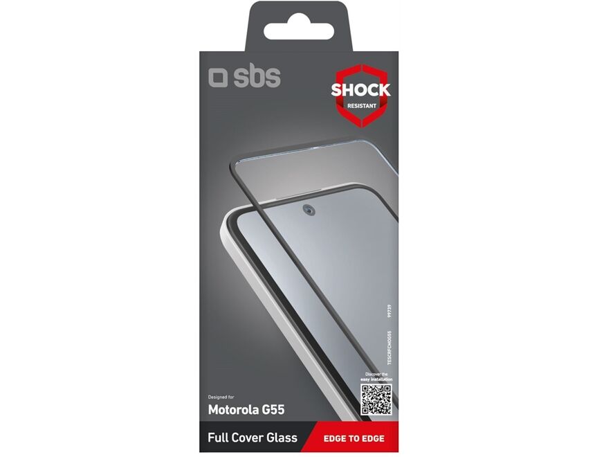 SBS Full Cover Glass für Motorola moto g55 5G