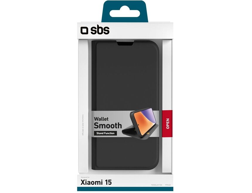 SBS Wallet Smooth für Xiaomi 15