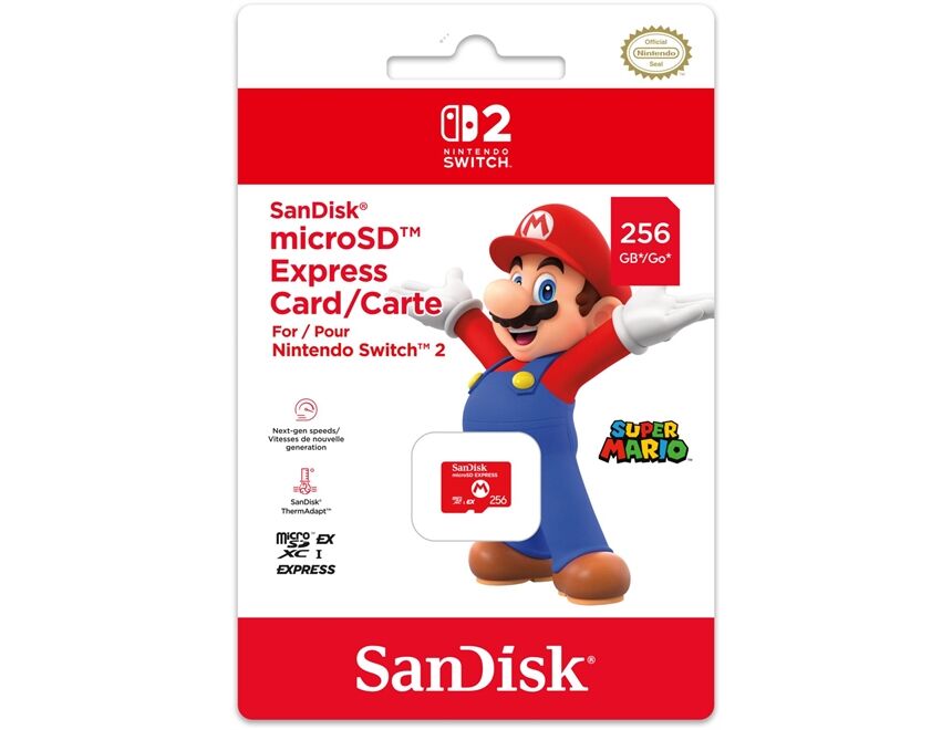 SANDISK microSD EXPRESS (256GB) für Nintendo Switch 2