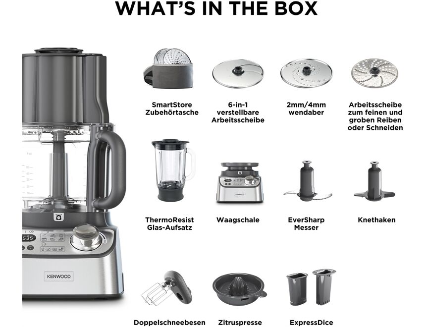 Kenwood FDM72.990SS Multipro XL Weigh +