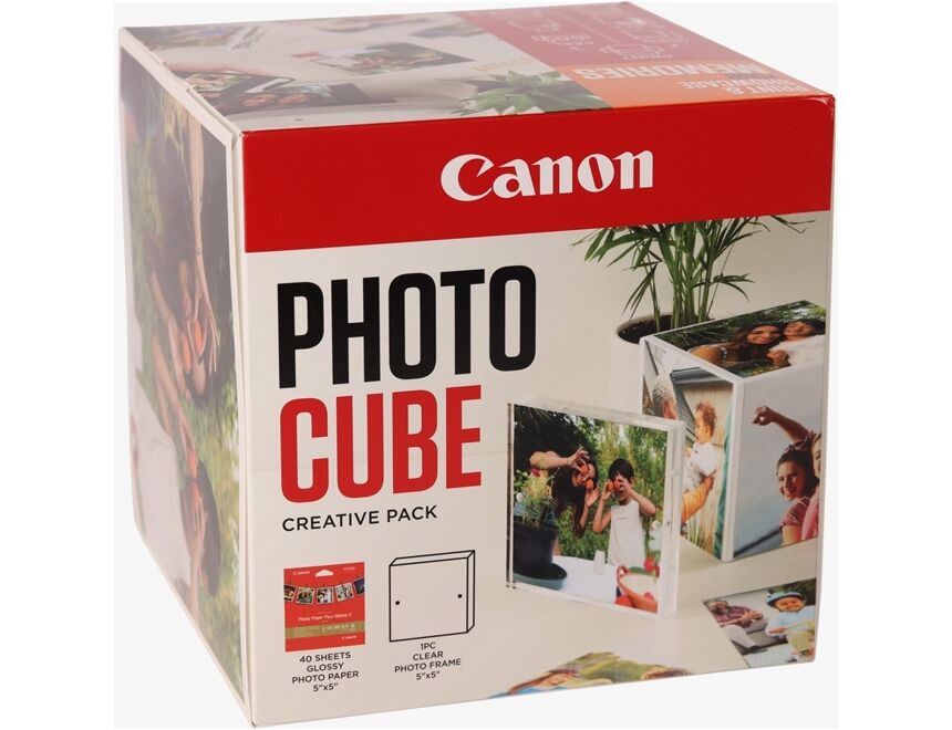 Canon PP-201 5x5 PHOTO CUBE WHITE ORANGE