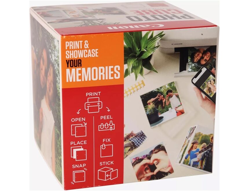 Canon PP-201 5x5 PHOTO CUBE WHITE ORANGE