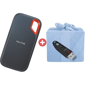 SANDISK Extreme Portable SSD V2 1TB + UltraUSB3.0 (64GB)