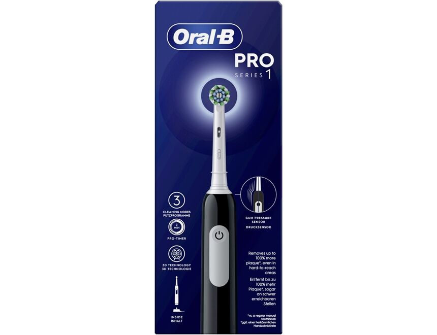 Oral-B PRO1 CROSS ACTION BLACK